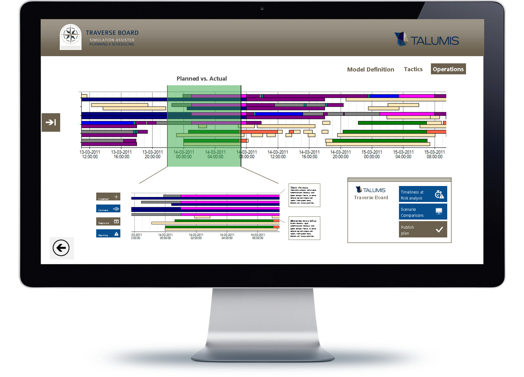 aps planning and scheduling simulation