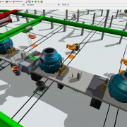 Steel works simulation